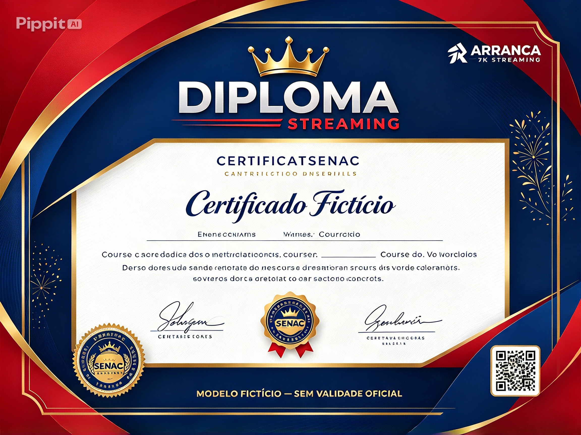 Diploma SENAC (COM QR CODE)